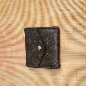 Louis Vuitton Vintage 1990 Monogram Wallet, Brown, Unisex